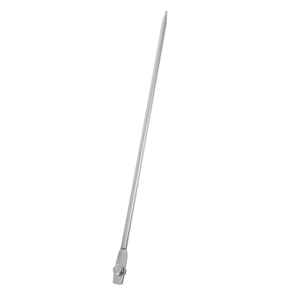 Galvanized Grounding Rod 19.65 Inch Pointed Earth Rod For Generators Electric Fences Satellite Dishes Antennas Grounding