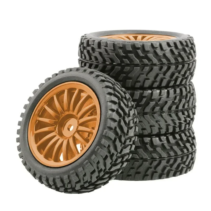 

75mm Off Road Buggy Tires Wheel 12mm Hex Hubs Rubber for 1/14 1/16 1/10 RC Car Wltoys 144001 Scx10 Trxs Trx-4 Tamiya