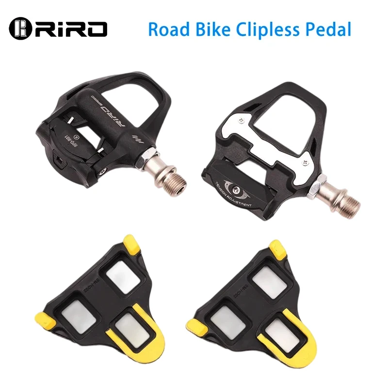 

Педаль без зажимов для шоссейного велосипеда Сверхлегкие самоблокирующиеся педали MTB Велосипедная педаль DU + подшипники с шипами для системы SPD с пластиной