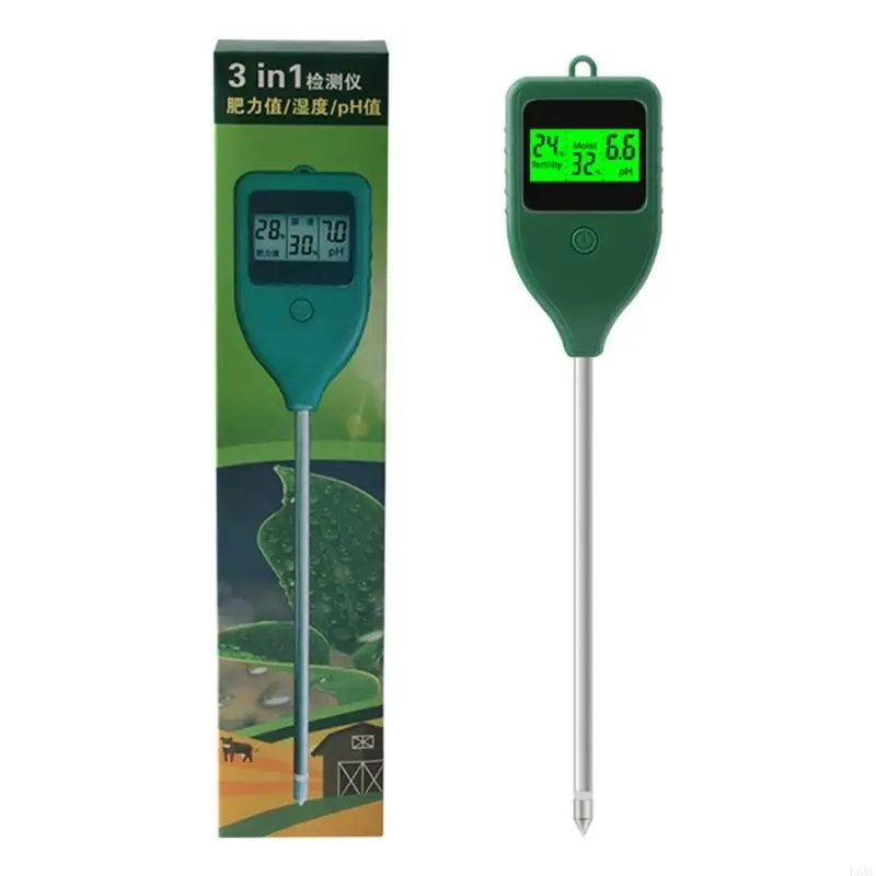 

Soil Moisture Meter Accurate Soil Tester with Long Probes for Plant Soil Moisture/Fertility Testing Meter Portable