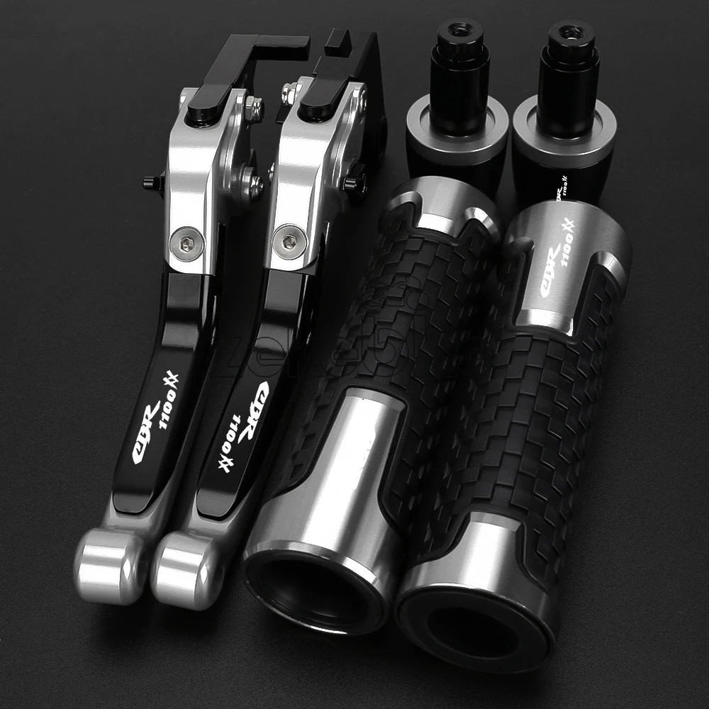 Motorcycle For Honda CBR1100XXV/XXW/XXX/XXY/XX-1/XX-2/XX-3 1996 - 2004 2003 2002 Adjustable Brake Clutch Levers Handlebar Grips