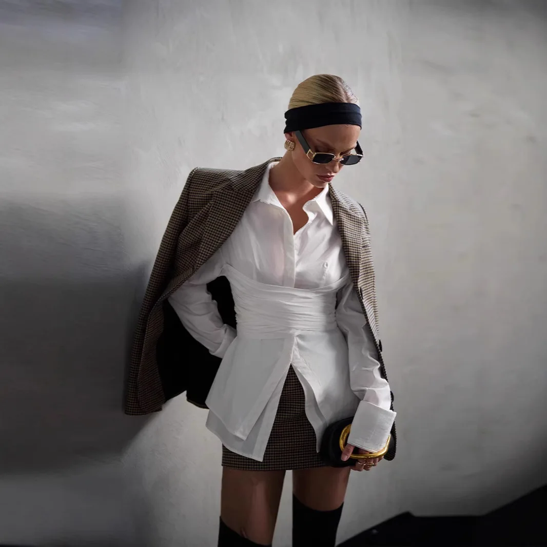 Рисунок 3 - Женская рубашка, блузки с длинным