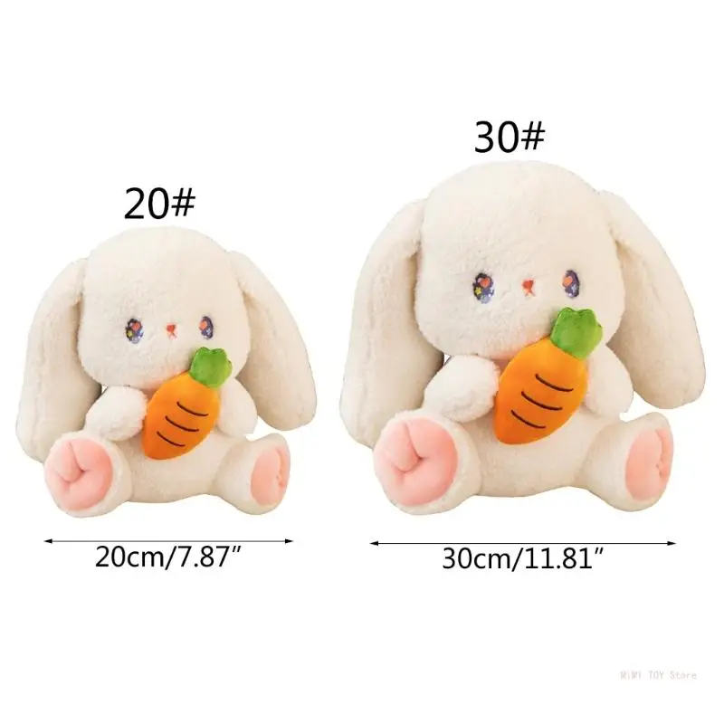 Pluche konijn schattig zacht knuffeldier slaapmiddelen konijntje geschenken 20cm/30cm