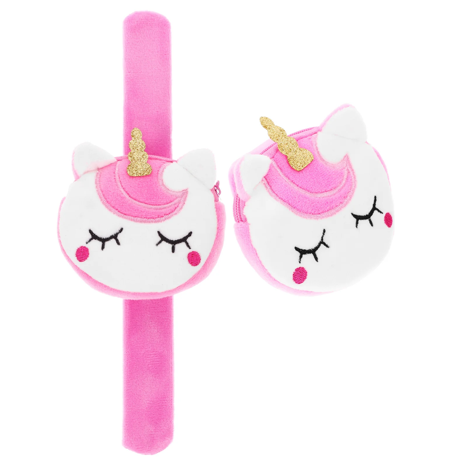 

2 Pcs Birthday Slap Bracelets Party Bag Fillers Wallet Kids Cartoon for Girls Snap