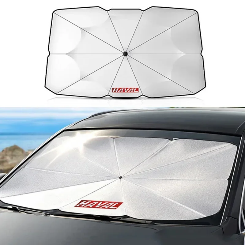 

Car Sunshade Foldable Car Windshield Sun Shade Umbrella Accessories For Haval H1 H2 H3 H6 H7 H9 H2S M6 m4 F7 F7X Big Dog Jolion