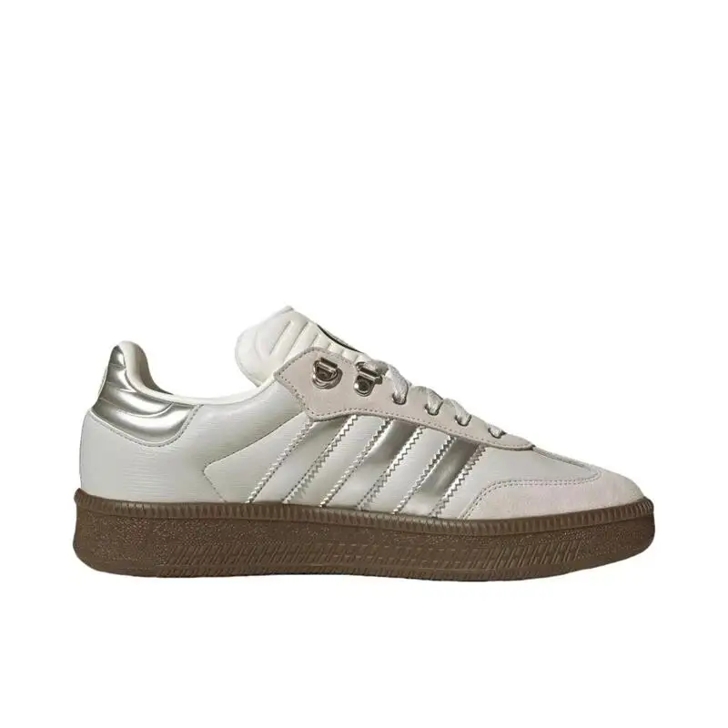 Adidas SAMBA XLG Casual, Versatile, Comfortable, Wear-resistant, Trendy, Fashionable, Low Top Board Shoes for Women, Beige