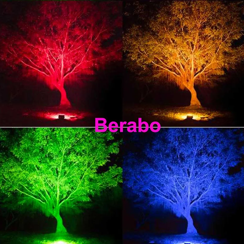 RGB LED Rasenlampe mit externer Steuerung, 21W LED Gartenleuchte, Landschaftslampe mit Erdspieß, wasserdicht, 12V 24V, Wegbeleuchtung, Spotlicht – Detail 2