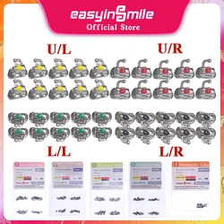 1set/10set（4pc/set) materiales dentales odontologia Buccal Tube Molar bands Roth/MBT 0.022 Non-convertible with Color Marking