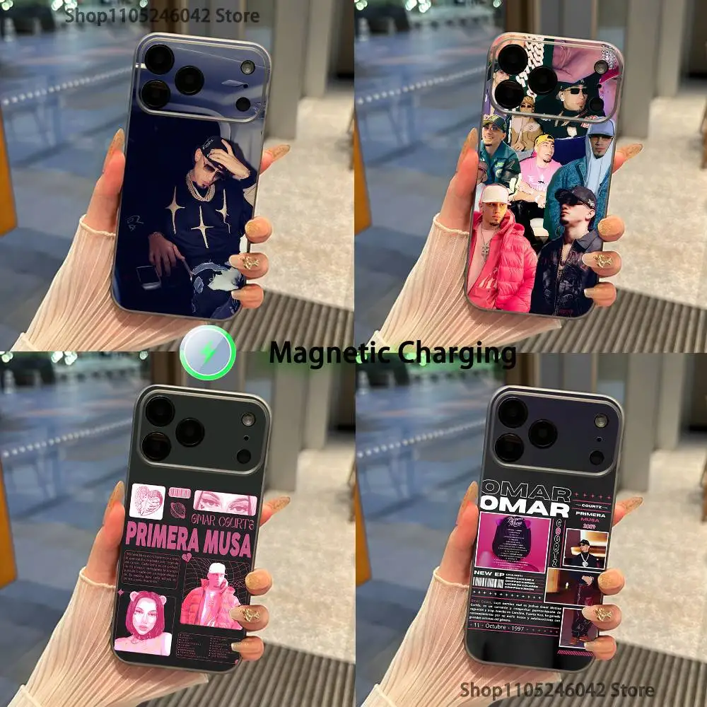 

Primera Musa Omar Courtz Transparent gray Phone Case For iPhone 17,16,15,14,13,12,11Pro,Max,Plus,Mini Magnetic Wireless Charging