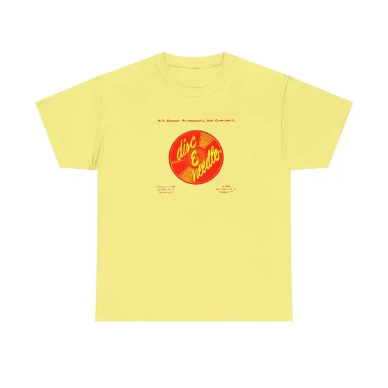 Retro Throwback Record Store T-Shirt Disc Needle Minneapolis NWT S 5XL