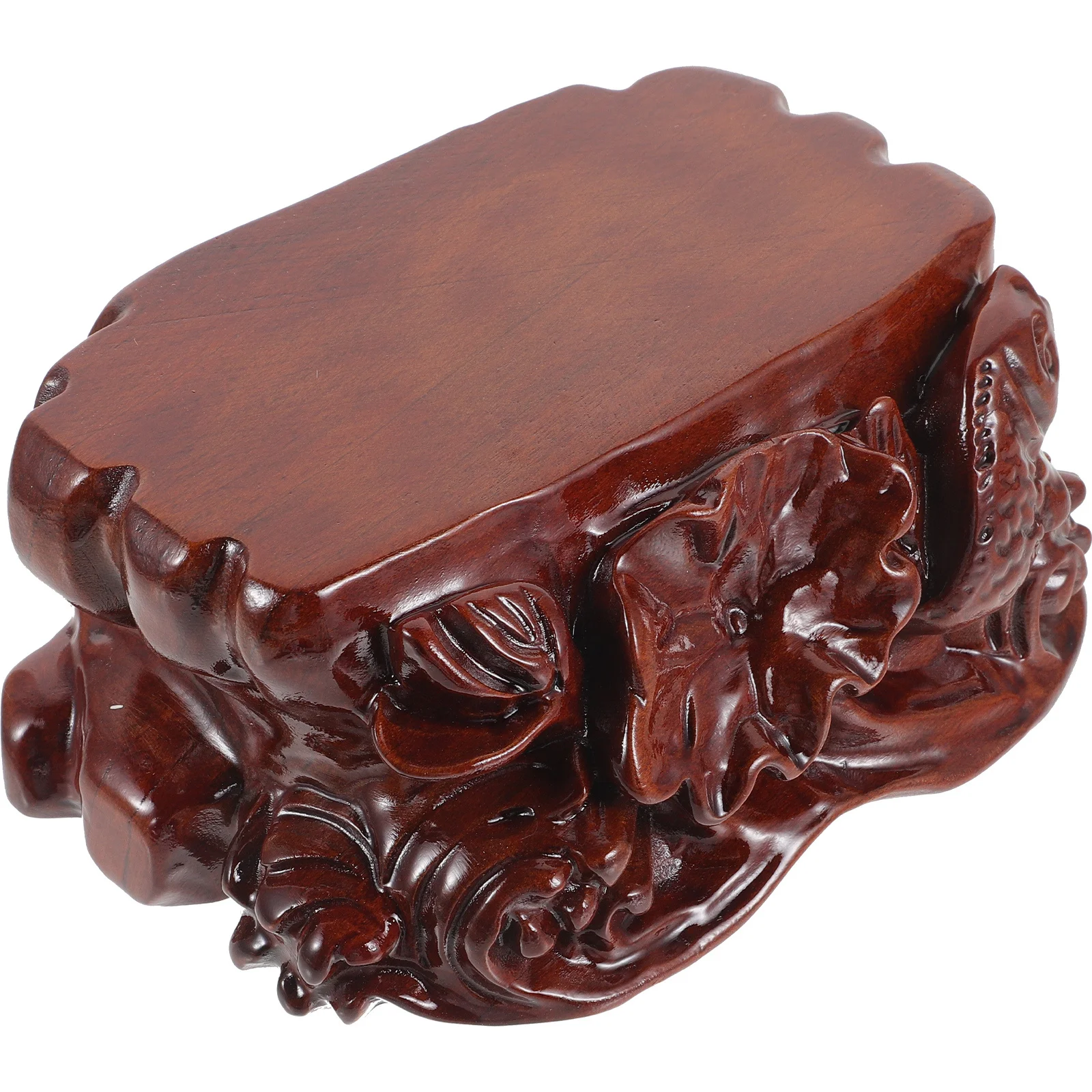 

Wooden Pedestal Stand for Plants and Decorative Vase Centerpiece Small Table Stands Display Handcrafted Oriental Furnishings