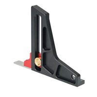 0-50MM Aluminum Alloy Height Gauge Dual Scales Home DIY Woodworking Height Measurement Tool Tablesaw Depth Measuring Ruler