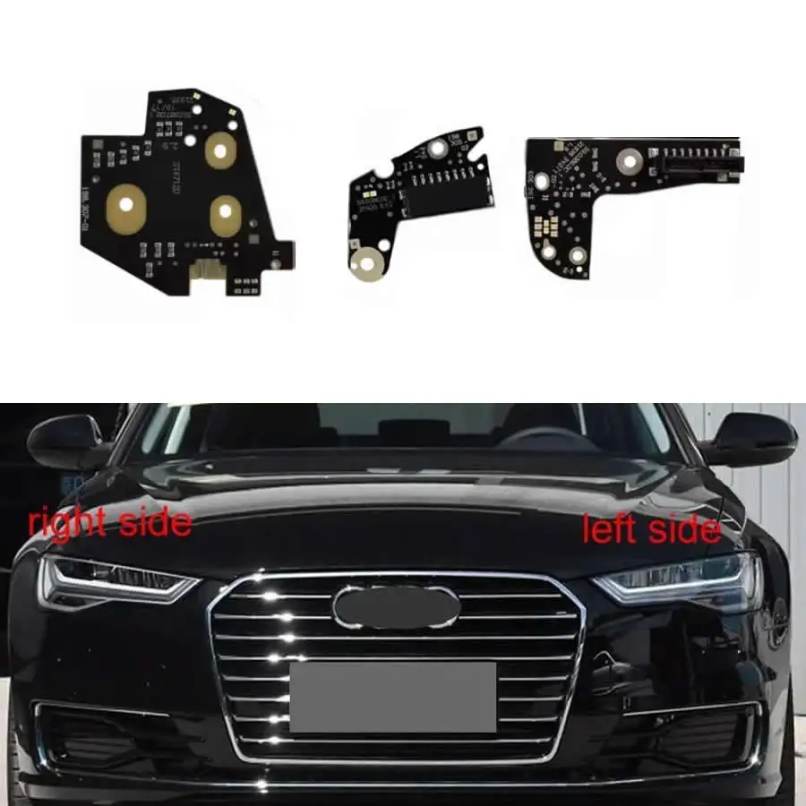 For Audi A6 C7 2016 2017 2018 High Configuration DRL LED Module Daytime Running Light Source Headlight Component Replacemen