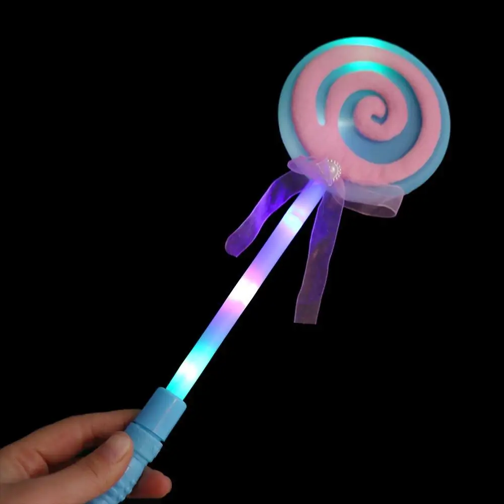 Kleurrijk Lamp Speelgoed Oplichtende Prinses Wand Feestartikelen Lollipop Fairy Wand Flitslicht Stok Glow Stick Lollipop Stick