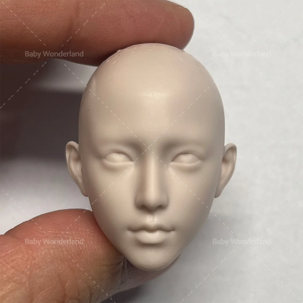 

1/6 Scale Pure Beauty With Shaved Head Unpainted Head Model Accessory For 12'' Female Soldier Action Figure Body Dolls