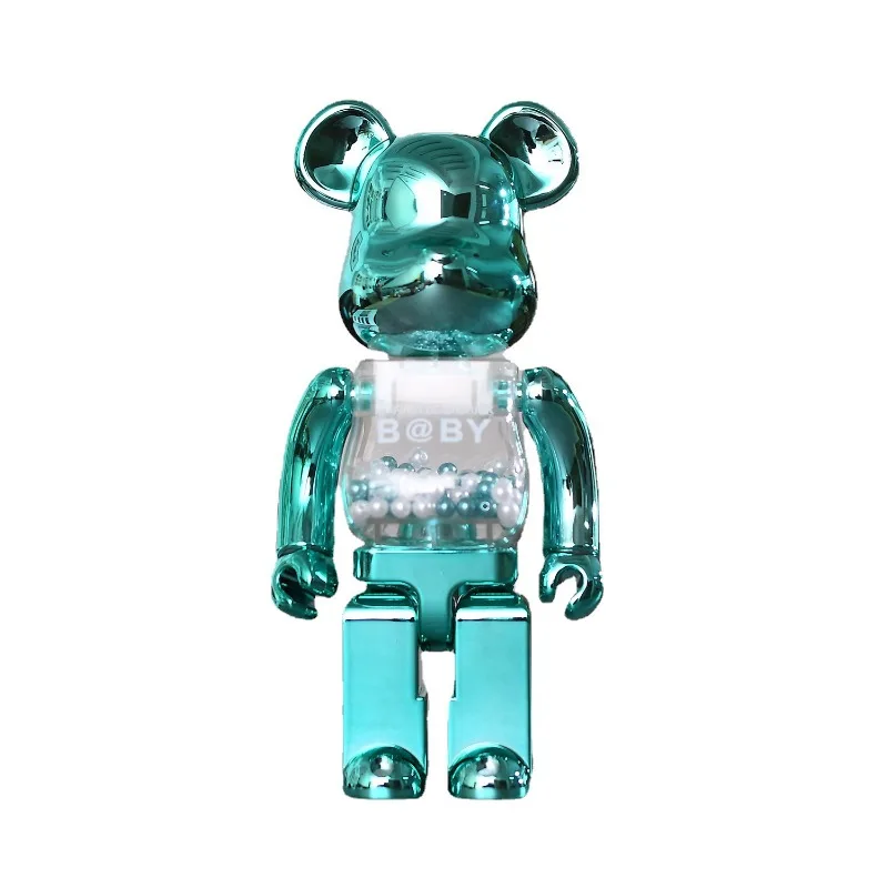 Bearbrick400 trend serii galwanizacji brutalnych niedźwiedzi ozdoby dla lalek prezenty