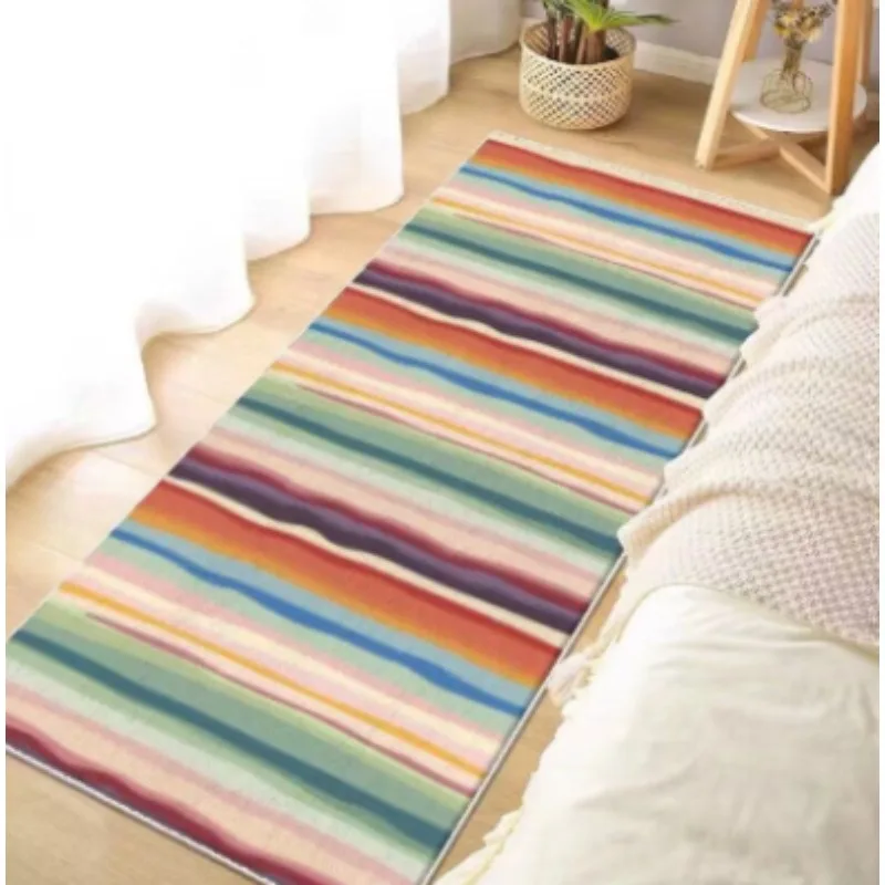 

Imitation cashmere bedroom bedside blanket non-slip household floor mat bay window blanket thickened anti-drop floor mat