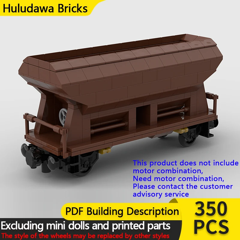 

City Car Model MOC Building Bricks German Railway Freight Train Modular Technology Gifts Holiday Assemble Children Toys Suit