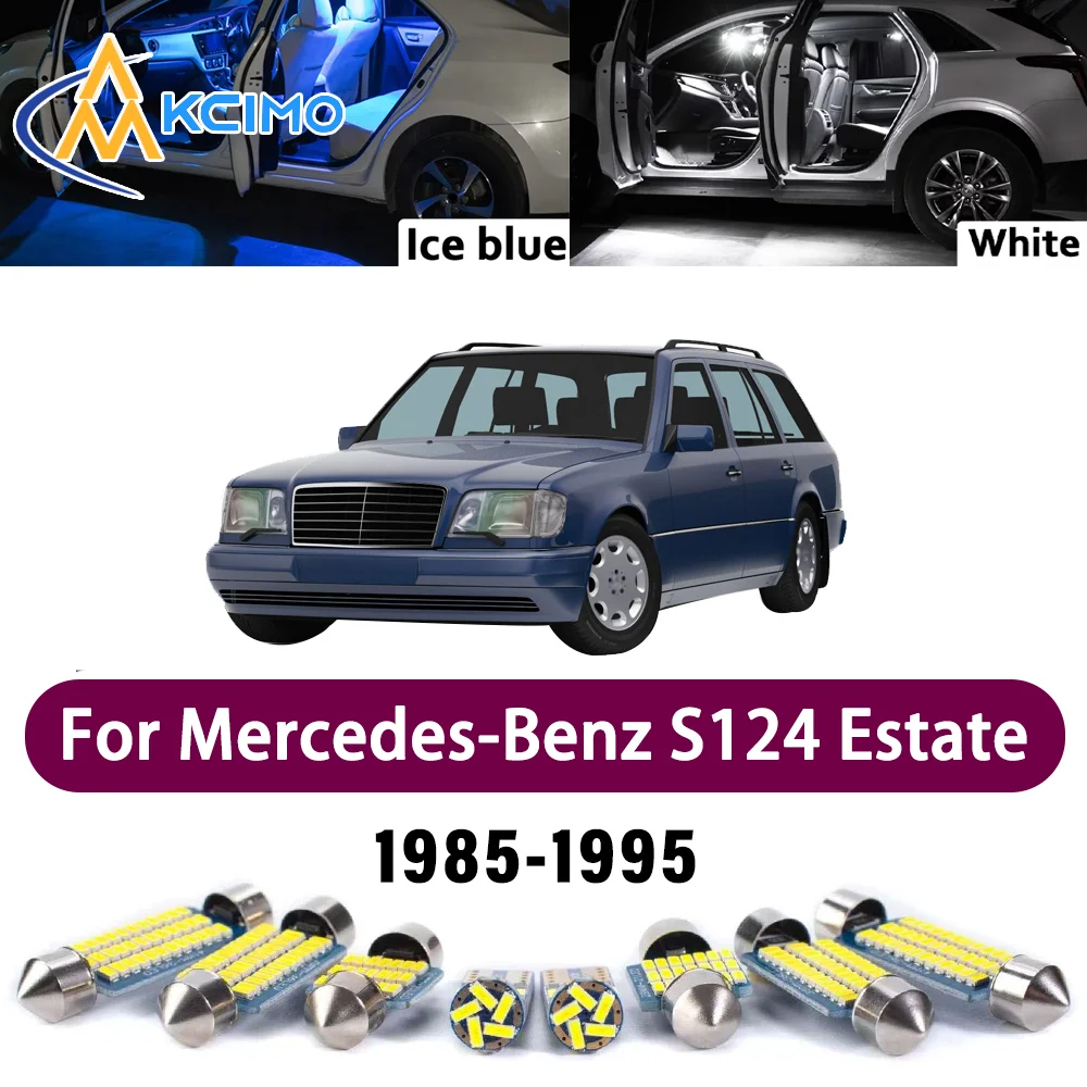 

Premium LED Interior Lighting Kit for Mercedes-Benz S124 Estate 1985-1995 1986 High-Quality Error-Free Dome Map Trunk Auto Lamps