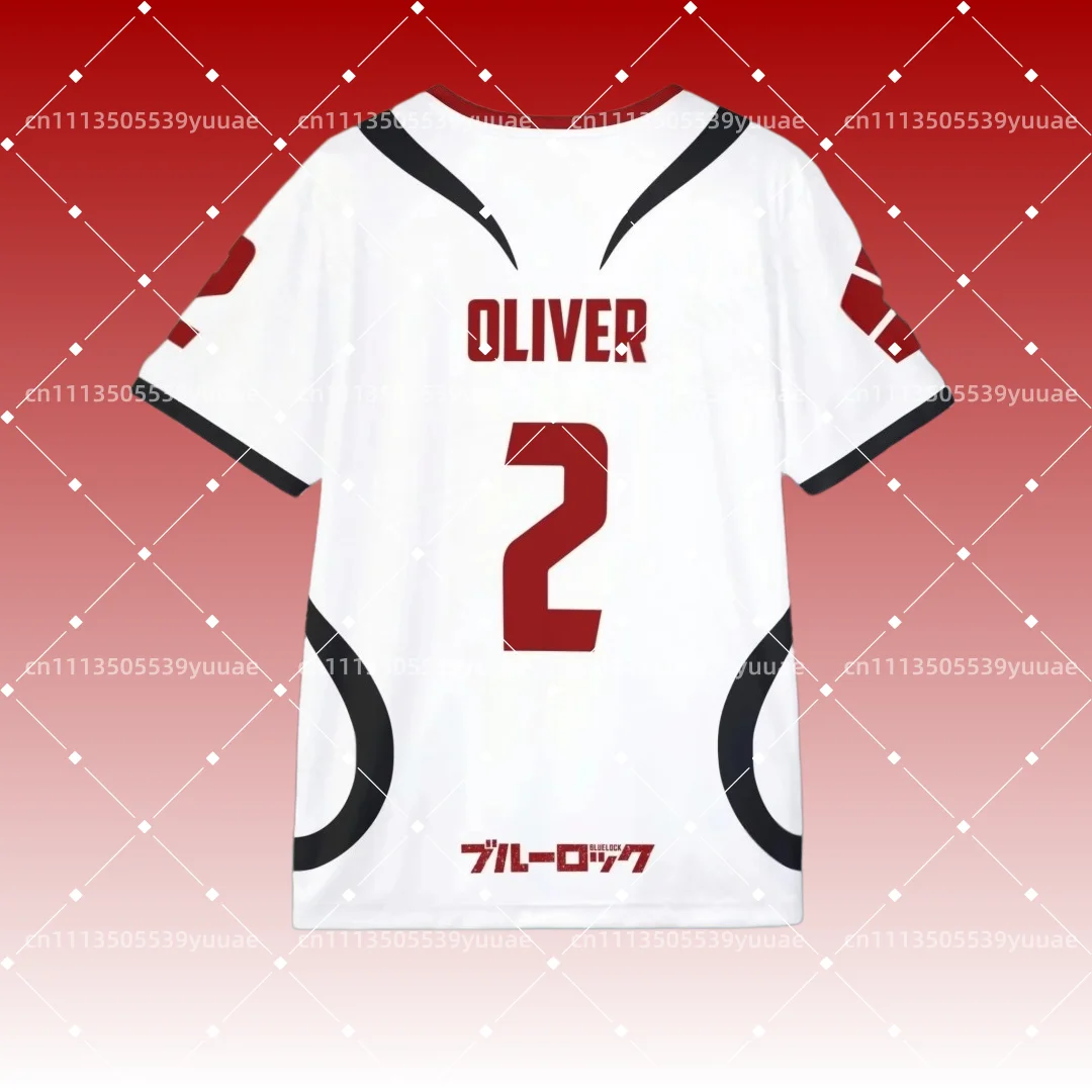 2026 Anime Jersey Blue Lock Sae Itoshi Role Playing Jersey Men Women Short Sleeve T-shirts comfortable Beach surfing diving suit