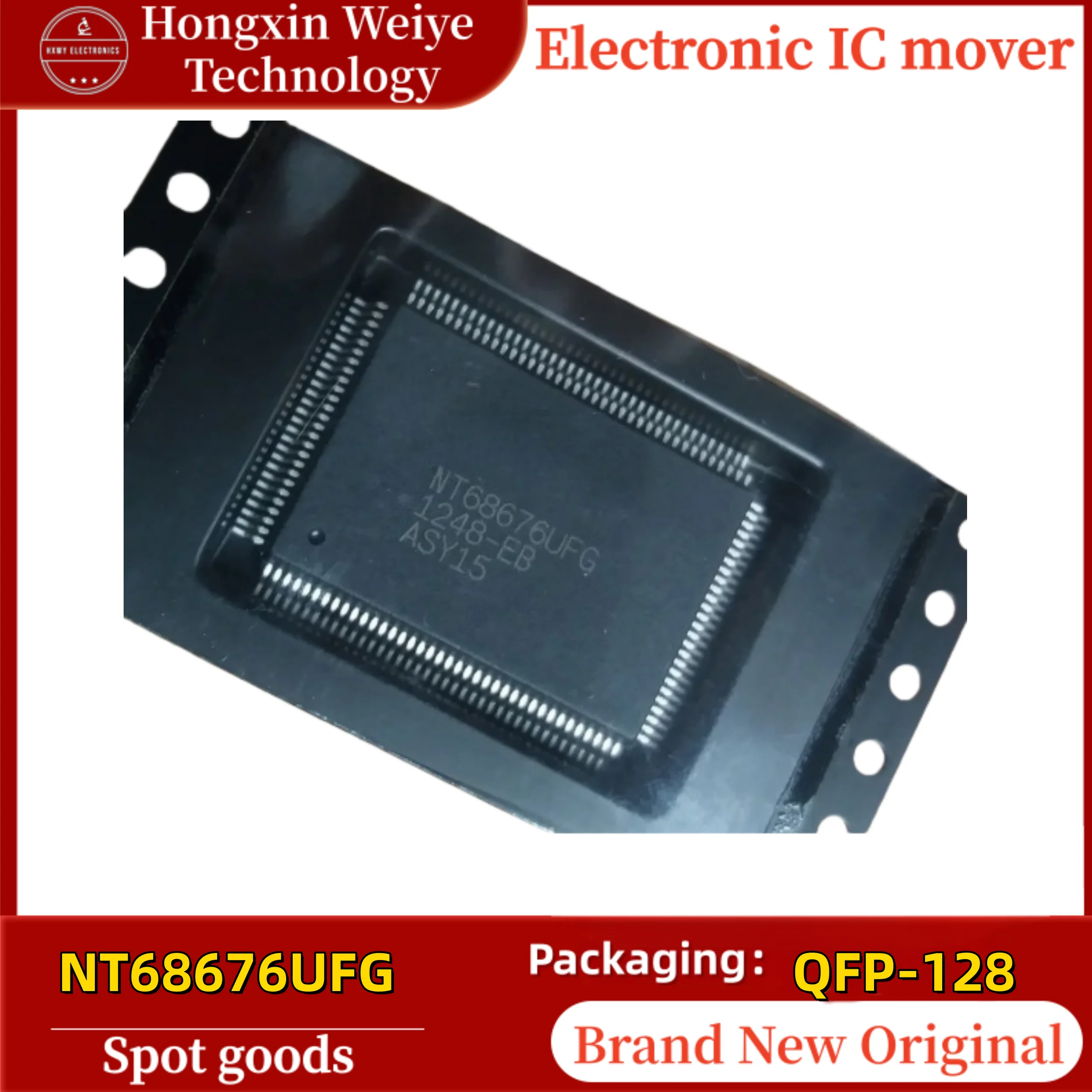 

10/50 PCS NT68676UFG QFP-128 NT68676 LCD Driver IC Chip Brand New In Stock