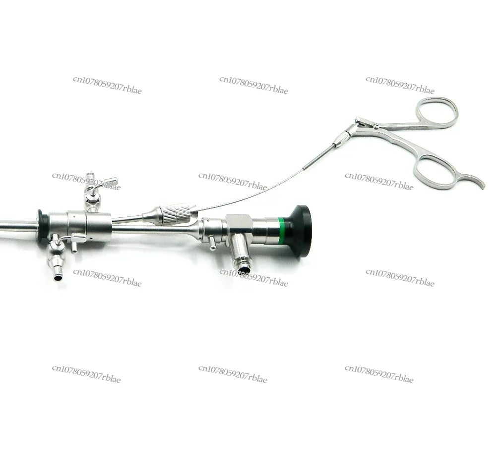 Medical Surgical Rigid Endoscope Hysteroscope Hysteroscopy Φ2.9mm Φ4mm 302mm 30° With Sheath Working Element Forceps Gynecology