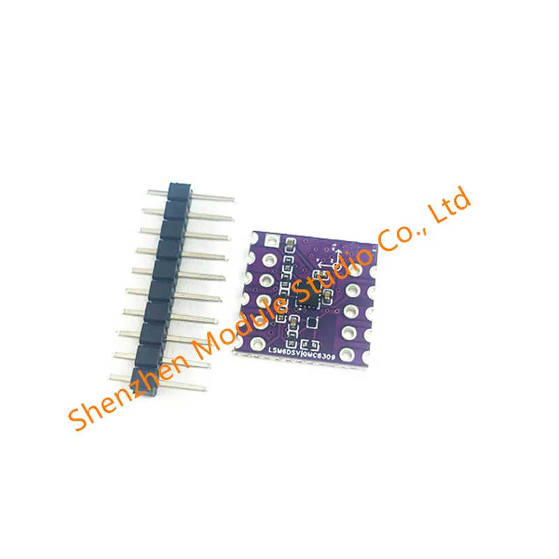 1PCS 3PCS LSM6DSV 9-Axis Sensor Module, Gyroscope Accelerometer with QMC6309 Magnetometer, SPI & I2C Communication Interface