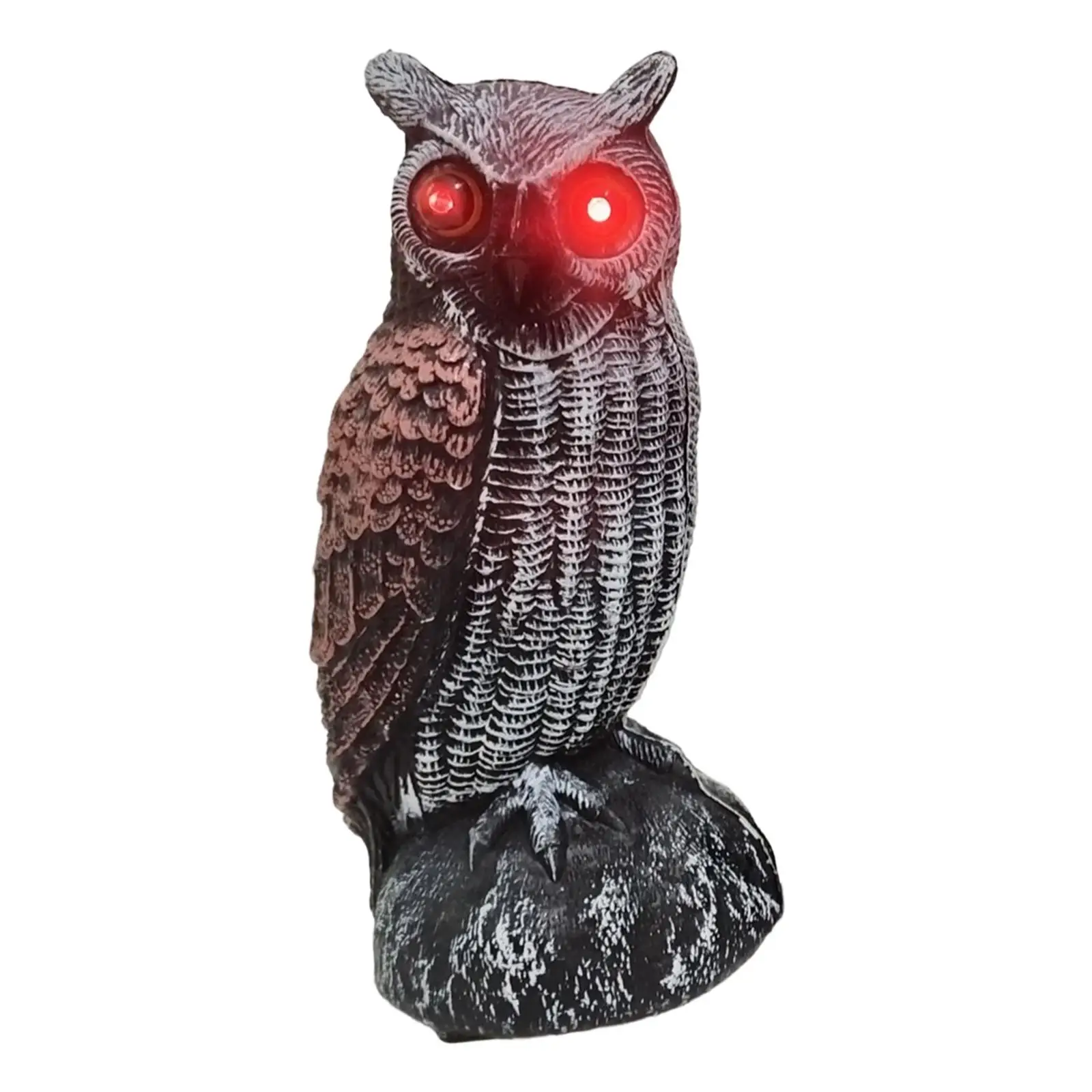 Fake Owl Decoys to Scare Birds Away Simulated Garden Decor, Decorative, Ornament Bird Scarers, Bird Deterrent for Patio, Outdoor