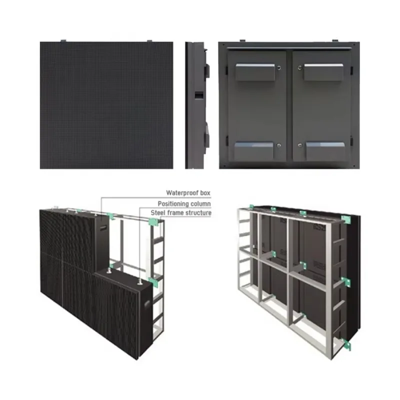 P4-P5 Waterproof Outdoor LED Billboard Fast Heat Dissipation New Innovation Advertising Screen