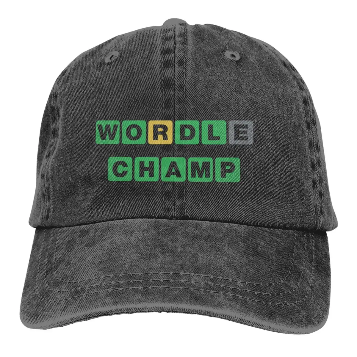 Wordle Champ Baseball Cap Men Hats Women Visor Protection Snapback Caps