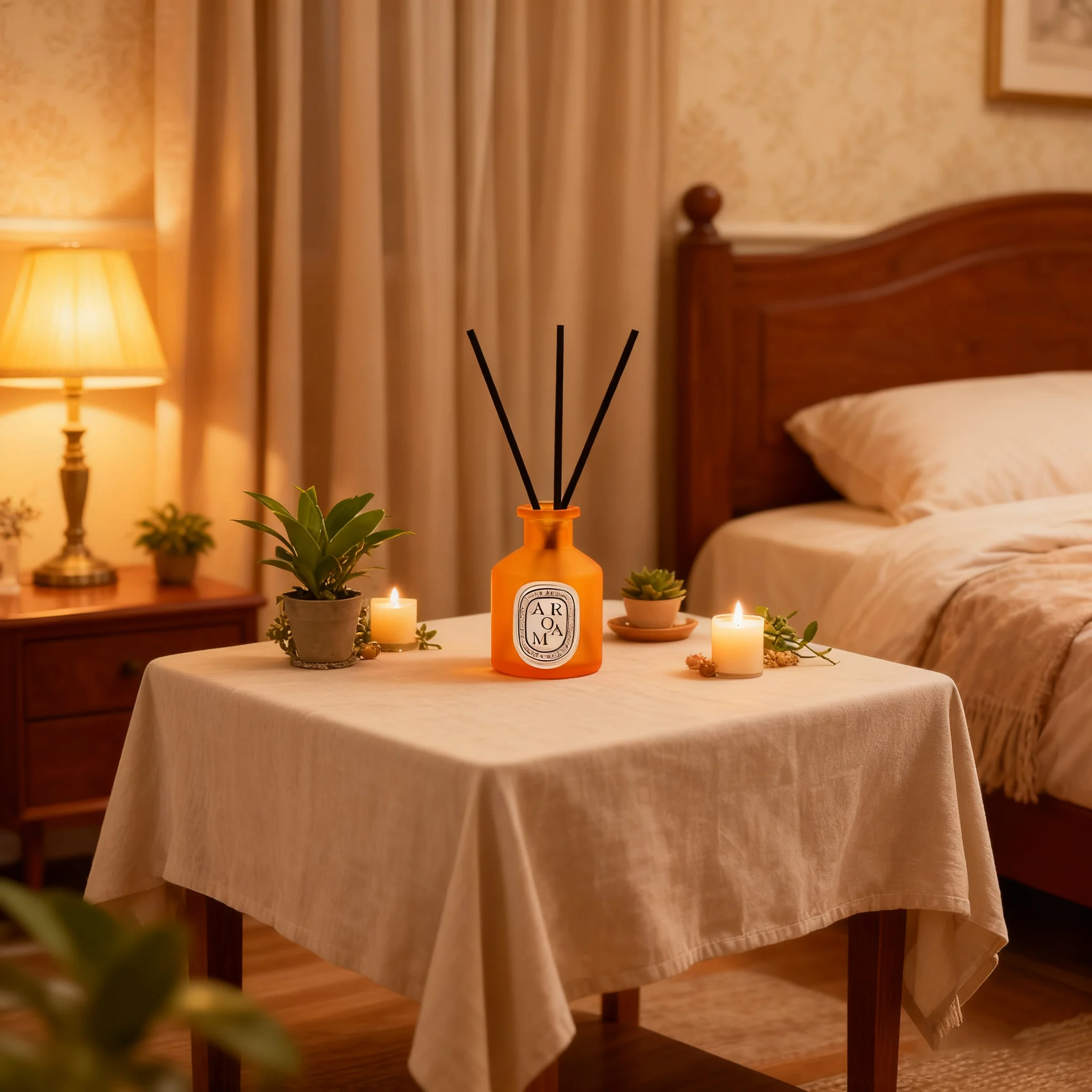 50 مللي عطر منزلي عديم اللهب غرفة فريزيا جاردينيا زيت عطري مع عصا ناشر الروطان غرفة المنزل معطّر الهواء ديكو #1