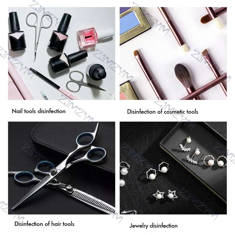 Household UV Sterilizer Nail Equipment Manicure Makeup Brushes Barber Shop Sterilizer Ultraviolet Sanitizer Disinfection Cabinet