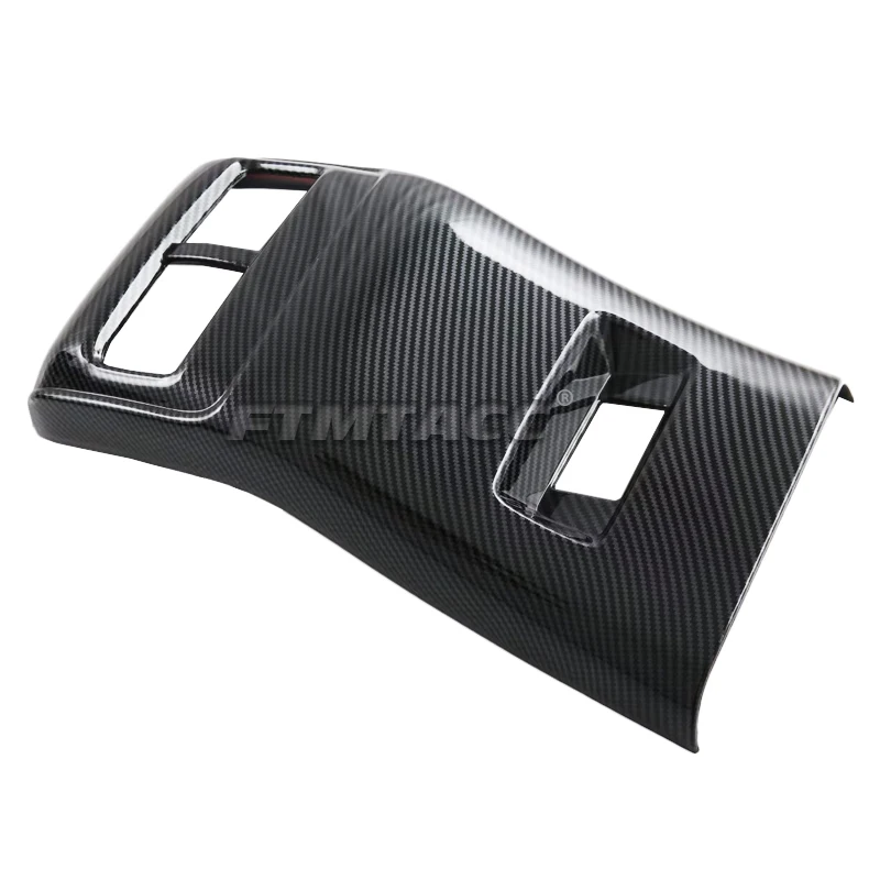 For MG HS 2018-2023 ABS Car Rear Air Condition Vent Outlet Frame Anti-Kick Panel Armrest Box Cover Trim Interior Accessories