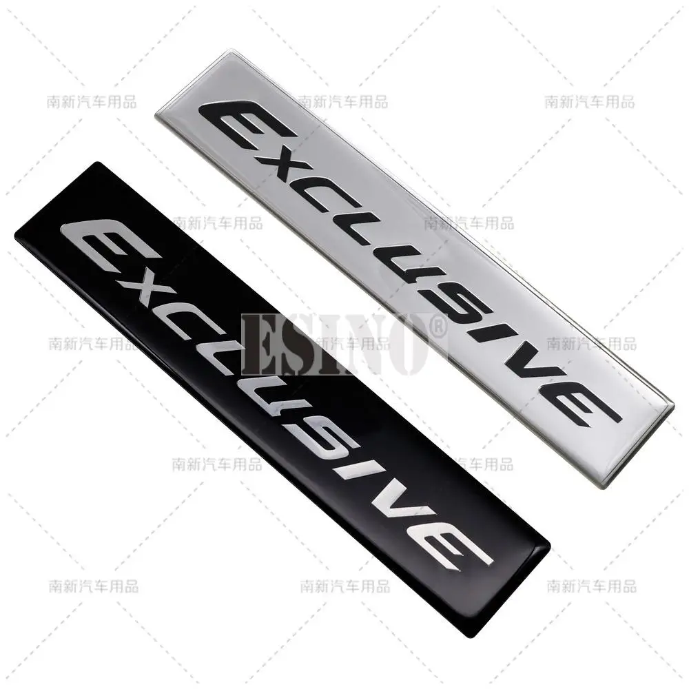 Auto Styling neue 3d exklusive Metall Aluminium kleber hinten Kofferraum Kotflügel Kleber Abzeichen Körper Heckklappe verdrängen dekorative Emblem