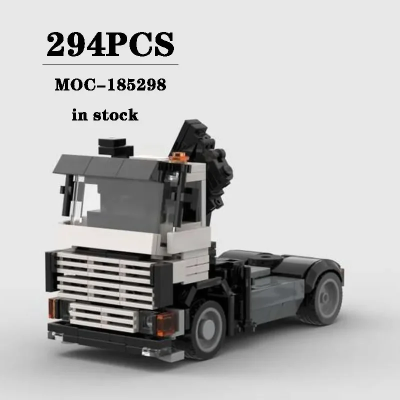 

New Building Blocks MOC-185298 Cab Crane Truck Construction Model Ornament 294PCS Puzzle Children's Birthday Gift Christmas Toy