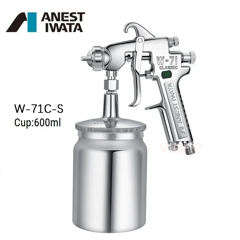 Japan Iwatas W71C pistola de pintura W77C Primer Spray Gun W-71C Finish Paint Power Spray Gun For Furniture Paint Spray Gun