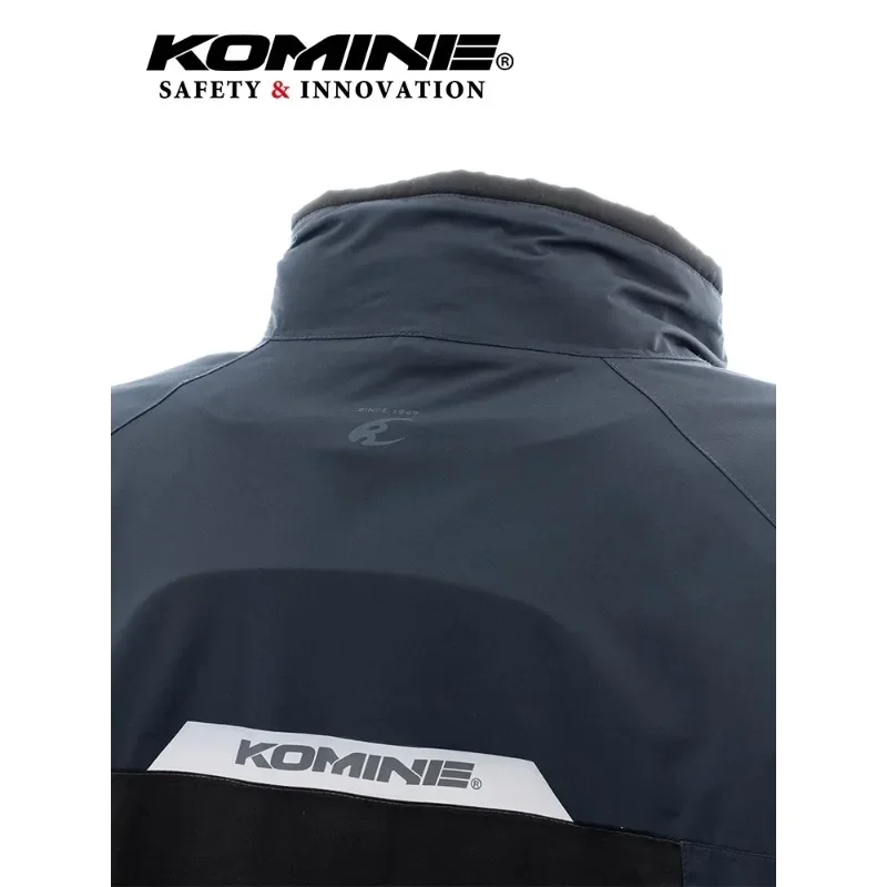 KMK-Jaqueta impermeável para motociclista masculina, jaqueta de moto leve e confortável, proteção CE, outono e inverno, JK5862