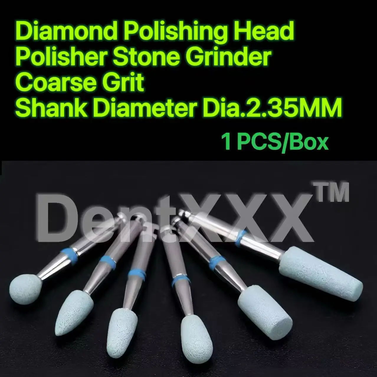 

Алмазная полировальная насадка с хвостовиком 2,35 мм, крупнозернистая, для шлифовки и полировки камня