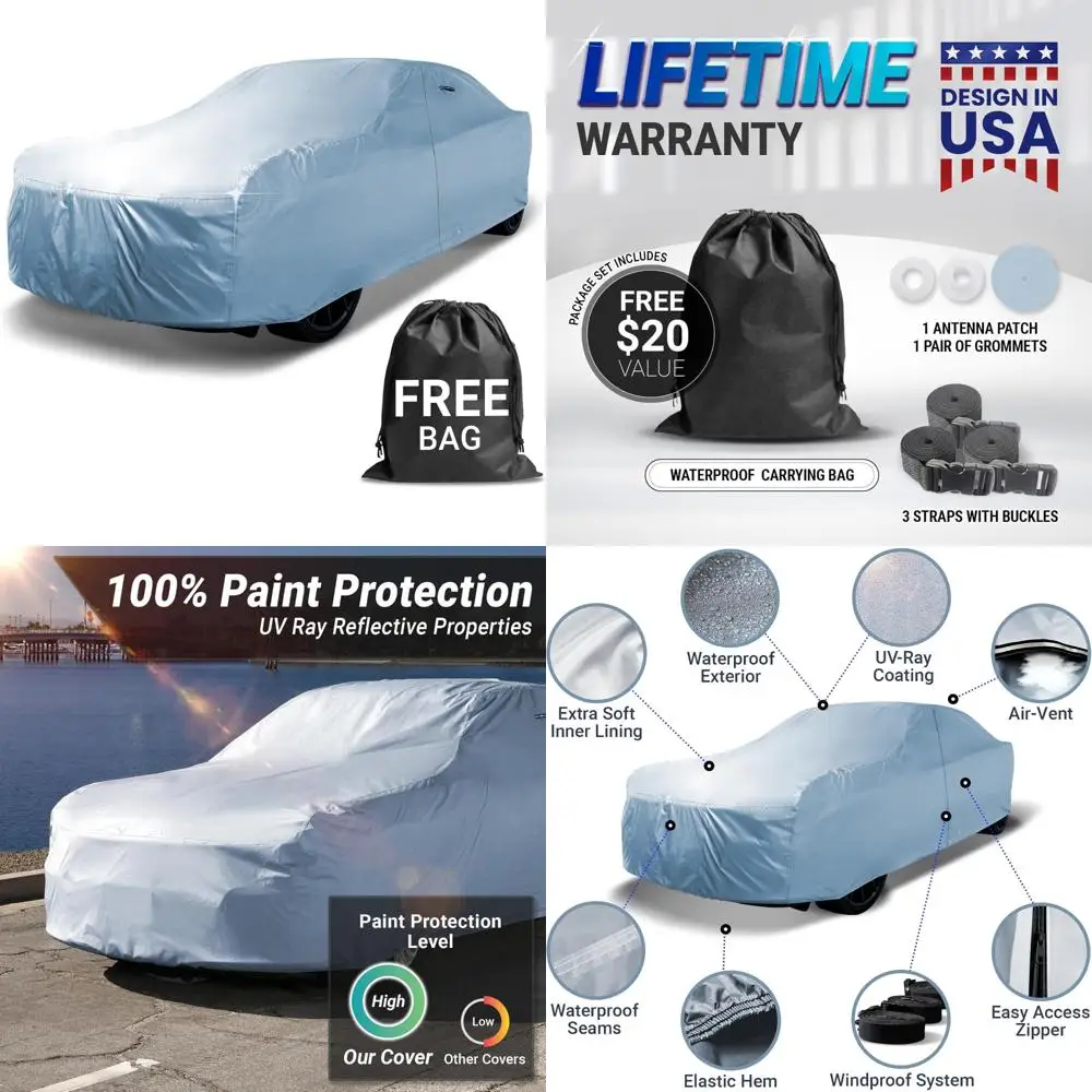 غطاء سيارة مقاوم للماء شديد التحمل لسلسلة 1966-1976 BMW 2002 للحماية من جميع الأحوال الجوية حسب الطلب