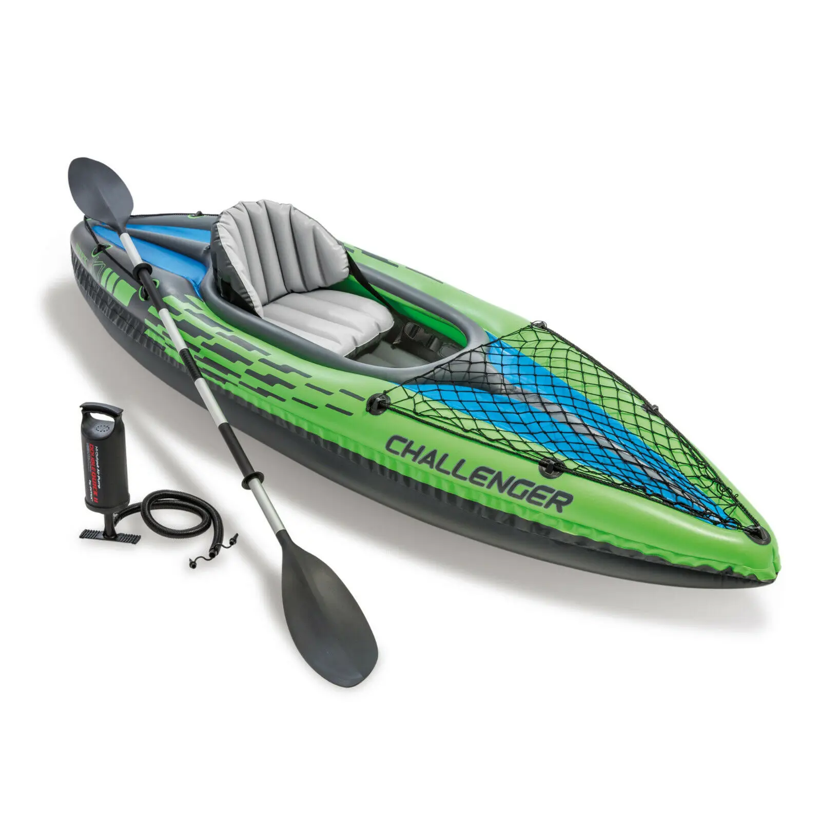 INTEX 68305NP  Challenger K1 Inflatable 1 Person Kayak Canoe With Aluminum Oars Drop Stitch Barca Portable Kayak Pesca