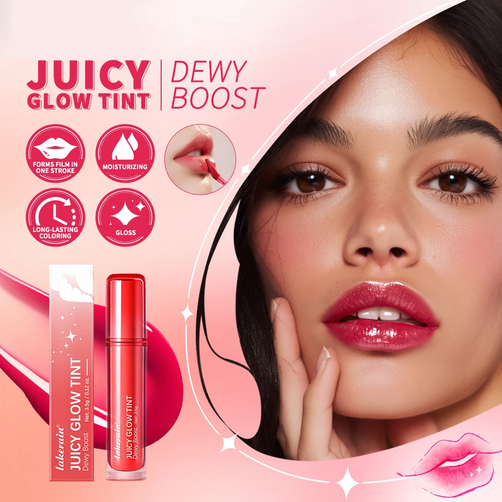 Lakerain jus miroir eau lumière lèvres glaçure sucre Version miroir hydratant Dudu brillant à lèvres hydratant brillant à lèvres femme cosmétique