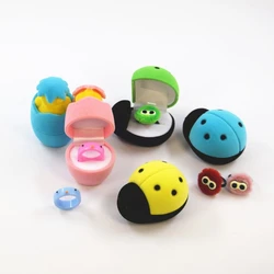 Joyero elegante A0KD para joyería y artículos pequeños, soporte para anillos dibujos animados, a