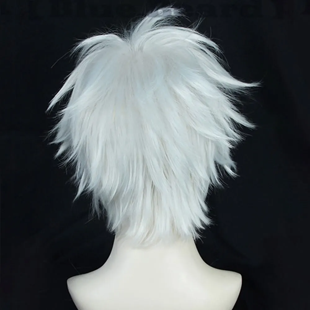 Stunning White Layered Short Wig for Cosplay - Limited Time Offer!