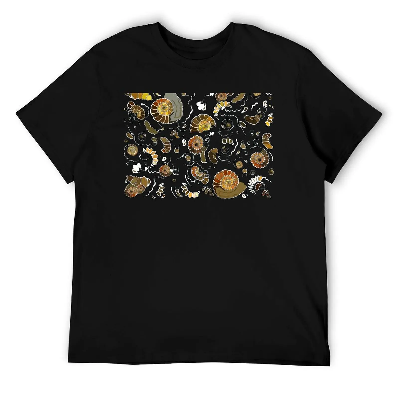 

Fossilised Ammonites T-Shirt t shirts for man graphic funny man t shirt heavy cotton anime t shirts for man T-Shirt