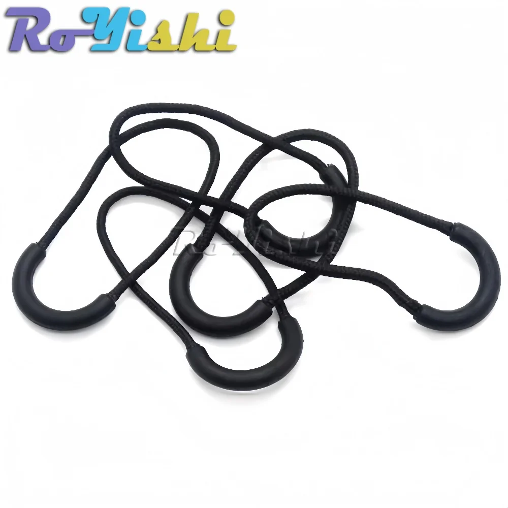 

Zipper Pulls Cord Rope Ends Lock Zip Clip Buckle Black For Paracord Accessories/ Backpack/Clothing