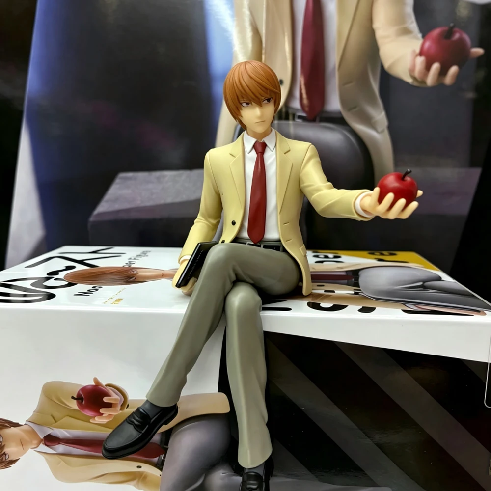 Yagami Light Figur Death Note Anime Noodle Stopper Figur Desktop Golf Modell Spielzeug Geschenk Sammlerstück Ornamente PVC Puppen – Detail 4