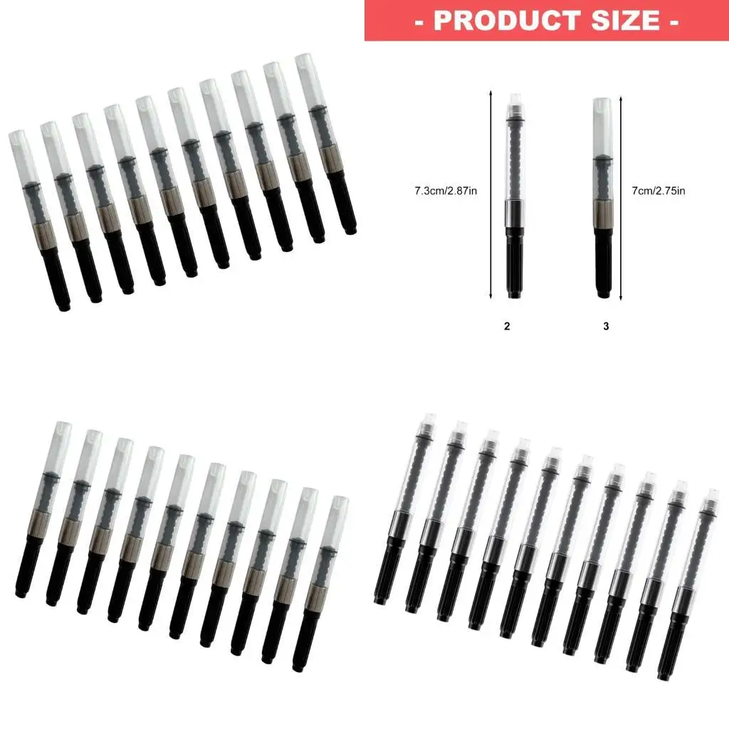 

10PCS Premium Converters Metal Reinforcement Vacuum System Smooth Writing