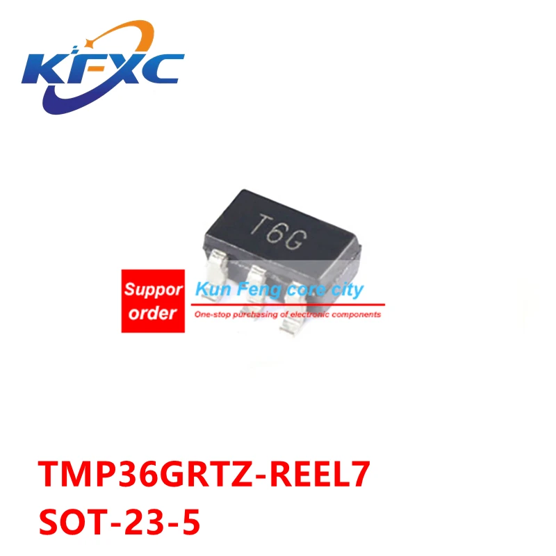 Original e Authentic Temperatura Sensor Chip, TMP36GRTZ SOT-23-5, TMP36GRTZ-REEL7