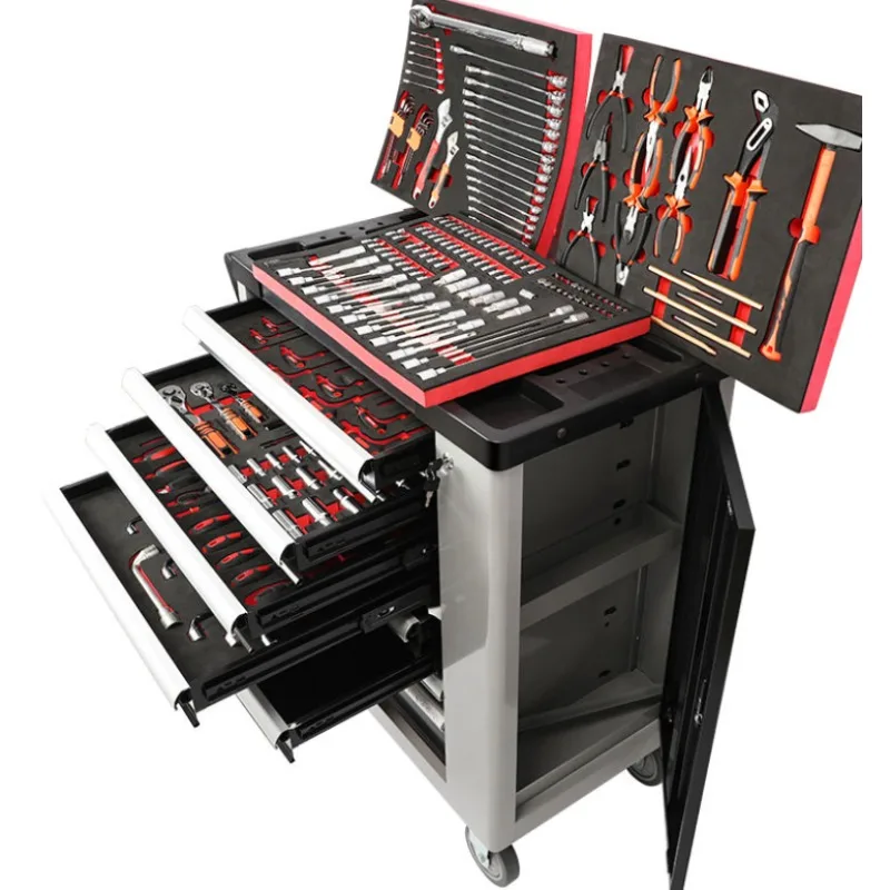 

Organization System Rolling Tool Storage Cart Workshop Tool Cabinet Set Portable Mechanical Tool Storage