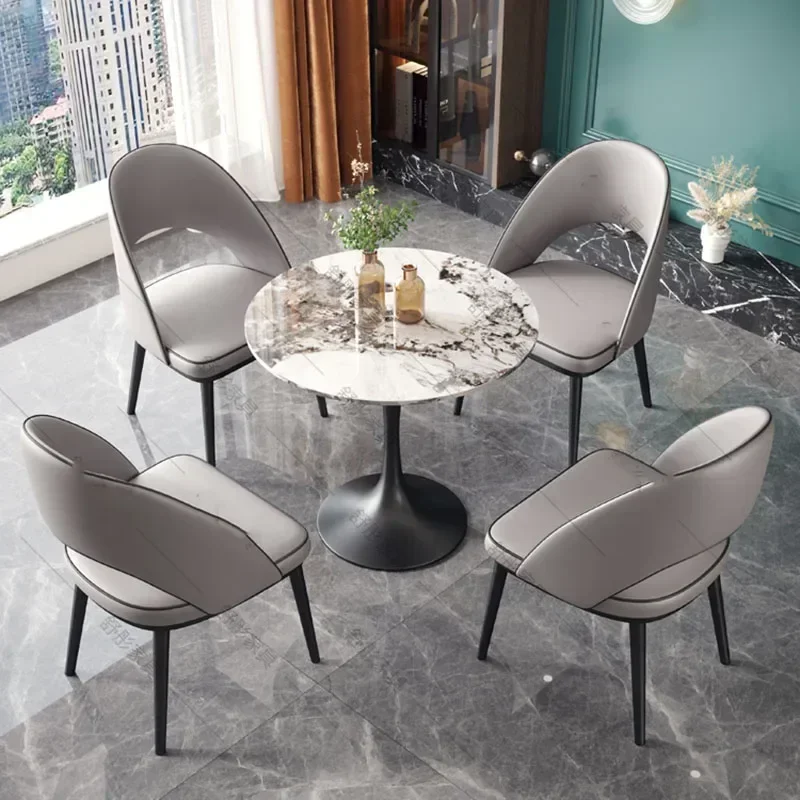 Set di tavolini moderni di lusso Set di tavolini da caffè nordici di design piccolo e funky Tavolo da pranzo da pavimento Mobili per camera da letto Basse De Salon